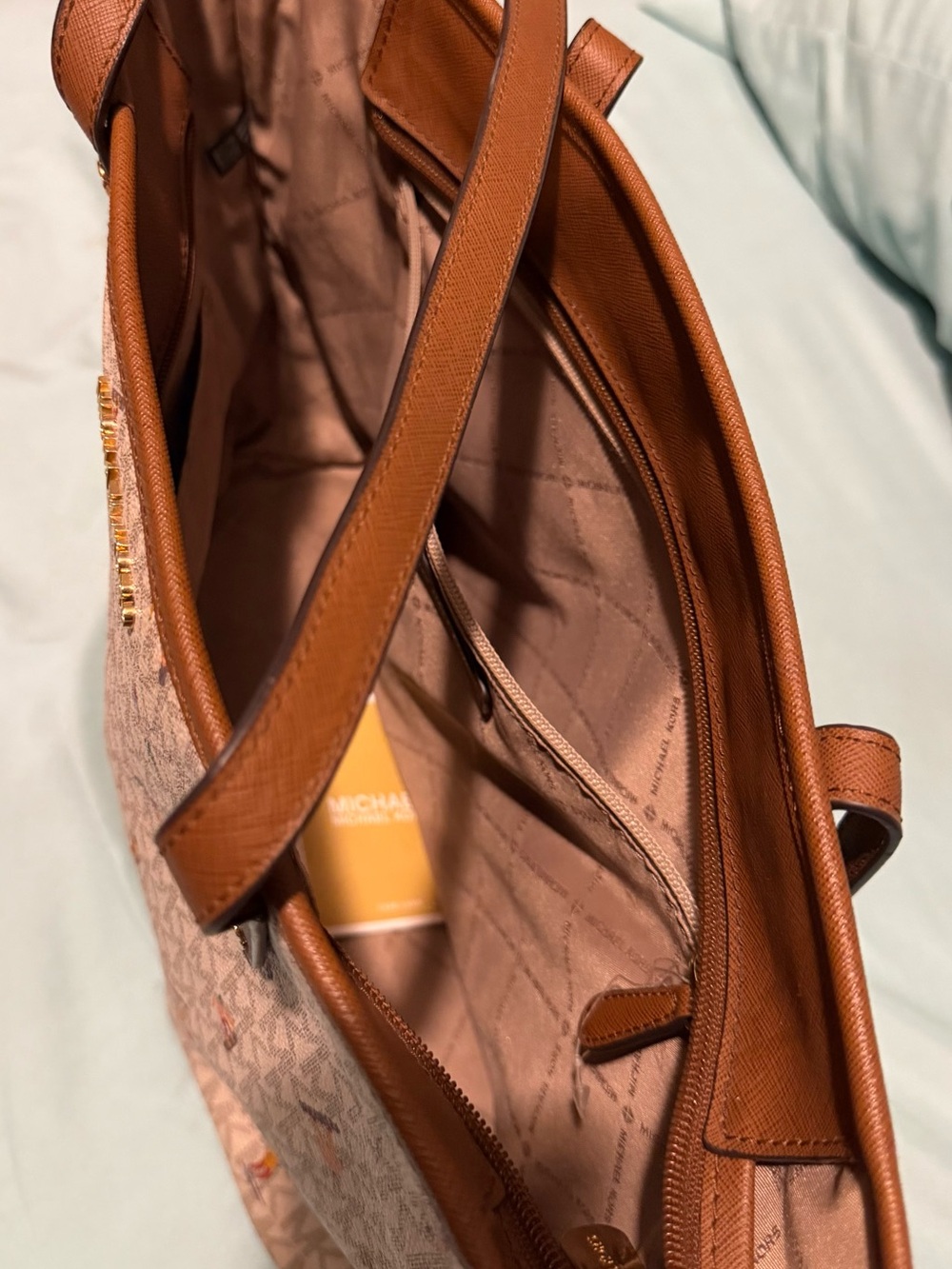 Michael Kors Tan/Brown Signature Tote